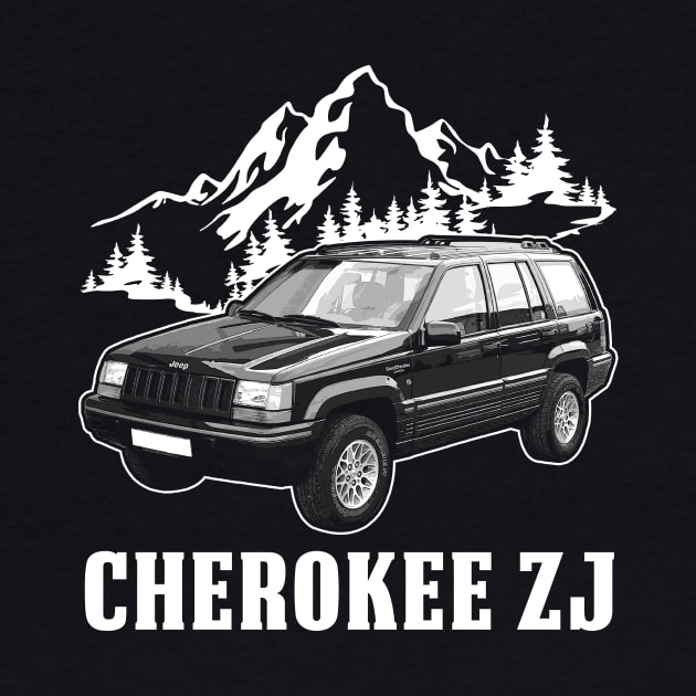 Jeep Grand Cherokee ZJ series jeep car name by Madisen Harvey